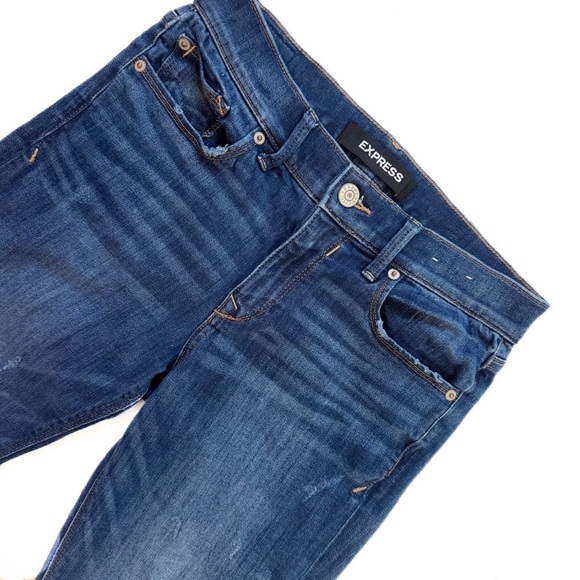 Express medium wash mid rise jegging ❤️ - Picture 3 of 10